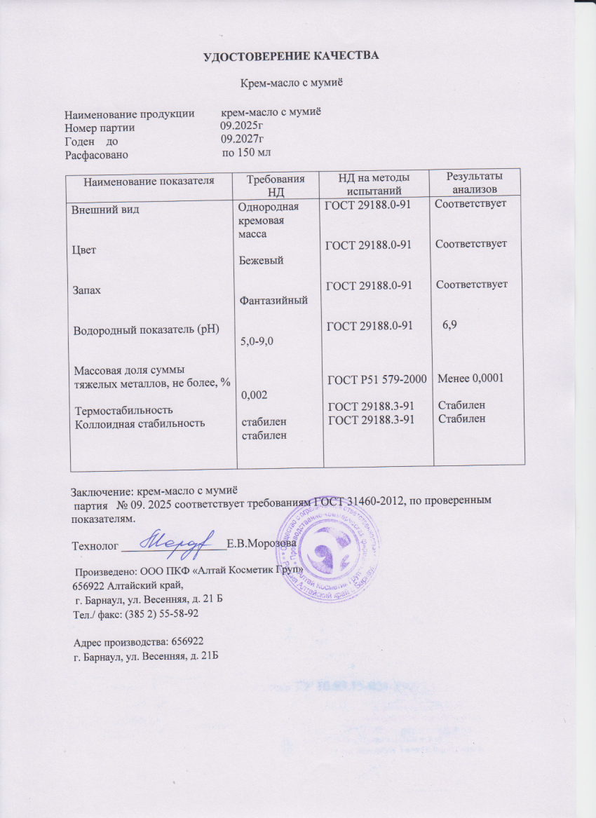 Паспорт №092025